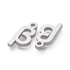 Tarnish Resistant 304 Stainless Steel Pendants STAS-A045-03P-2