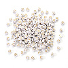 Opaque White Acrylic Beads MACR-YW0001-21A-1