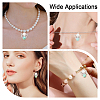 Acrylic & Alloy Pendant PALLOY-CA00010-7