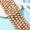 Handmade Fancy Antique Glazed Porcelain Ceramic Round Beads Strands X-PORC-L019-13mm-06-5