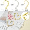 18Pcs 3 Colors Alloy Ear Cuff Findings FIND-FS0002-03-4