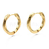 Brass Huggie Hoop Earrings KK-S356-348-NF-1
