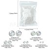 800Pcs 5 Sizes Eco-Friendly Transparent Acrylic Beads TACR-FS0001-21-5