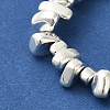 Electroplated Synthetic Non-magnetic Hematite Beads Strands G-I364-B01-S-3