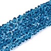 Transparent Glass Beads Strands LS-GLAA-N018-4mm-28-1