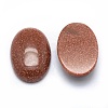 Synthetic Goldstone Cabochons G-P393-H01-2