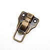 Iron Lock Catch Clasps IFIN-WH0034-31AB-2