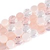 Electroplate Glass Beads Strands X-EGLA-N022-03A-A08-1