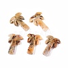 Natural Crazy Agate Coconut Tree Pendants G-N342-02F-1