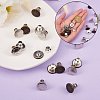 16 Sets 2 Styles Iron Button Pins for Jeans IFIN-SZ0001-011-3