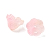 Transparent Glass Beads Caps GLAA-B028-01E-2
