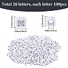 2600Pcs 26 Styles Opaque Acrylic Beads OACR-SC0002-18-2