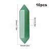 SUNNYCLUE 10Pcs Faceted Natural Green Aventurine Beads G-SC0001-62-2