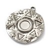 Non-Tarnish 304 Stainless Steel Pendants STAS-G244-24P-3