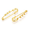 Iron Safety Pin Brooch Findings IFIN-TAC0008-01G-2