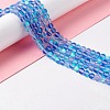 Synthetic Moonstone Beads Strands G-E573-01A-19-1