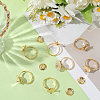 Brass Adjustable Ring Findings KK-BBC0018-54A-7