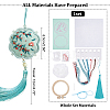 DIY Embroidery Flower Shape Sachet Pendant Decoration Kits DIY-WH0033-57B-2