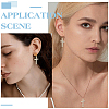 50Pcs Alloy Rhinestone Pendants FIND-ME0002-13G-4