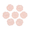 Frosted Transparent Acrylic Beads OACR-P029-19B-02-2