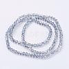 Electroplate Glass Beads Strands X-EGLA-D020-4x3mm-18-2