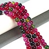 Natural Striped Agate/Banded Agate Beads Strands G-Z060-A01-A17-5