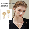 SUPERFINDINGS 40Pcs 10 Style Alloy Stud Earring Findings FIND-FH0005-73-7