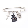 Iron Safety Brooch for Halloween JEWB-BR00048-2