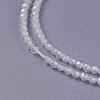 Cubic Zirconia Beads Strands G-F596-48I-3mm-3