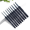 9Pcs Aluminum Diverse Size Crochet Hooks Set PW-WG52630-01-1
