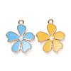 Alloy Enamel Pendants ENAM-R058-01-2