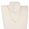 Brass Twisted Chain Curb Chain Necklaces NJEW-JN03092-02-4