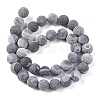 Natural Weathered Agate Beads Strands G-L534-M-10mm-4