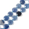 Natural Blue Aventurine Beads Strands G-C116-A57-01-2