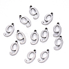 201 Stainless Steel Charms STAS-R108-09-2