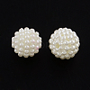 Acrylic Imitation Pearl Beads X-MACR-R553-14mm-04-1