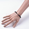 Non-Magnetic Synthetic Hematite Beads Stretch Bracelets BJEW-JB04782-04-5
