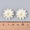 Flower Acrylic Bead Caps SACR-T017-50A-4