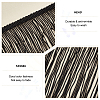 10 Yards Polyester Tassel Ribbon OCOR-WH0078-133-4