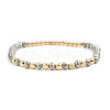 Handmade Geometric Black Onyx and Acrylic Bead Crystal Bracelet for Women ST4670043-1
