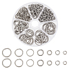   226Pcs 7 Styles 304 Stainless Steel Open Jump Rings STAS-PH0005-53-1