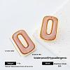 304 Stainless Steel Resin Stud Earrings for Women ST7029-5-1