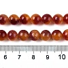 Dyed Natural White Jade Beads Strands G-T138-8mm-210-30-5