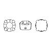 Preciosa® MAXIMA Crystal in Sew-On Cup X-PRC-SS29-00030-277-G-3