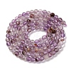 Natural Purple Lodolite Quartz Beads Strands G-A235-A01-02-3