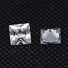 20PCS Clear Grade A Square Shaped Cubic Zirconia Pointed Back Cabochons X-ZIRC-M004-5x5mm-007-2