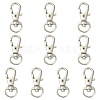 10Pcs Alloy Swivel Lobster Claw Clasps PALLOY-CJ0002-68-3