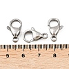 Tarnish Resistant 304 Stainless Steel Lobster Claw Clasps X-STAS-AB16-5