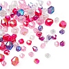 8 Style Bicone AB Color Plated Eco-Friendly Transparent Acrylic Beads TACR-YW0001-37A-4