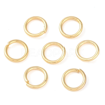 Brass Open Jump Rings KK-N254-45B-G-1